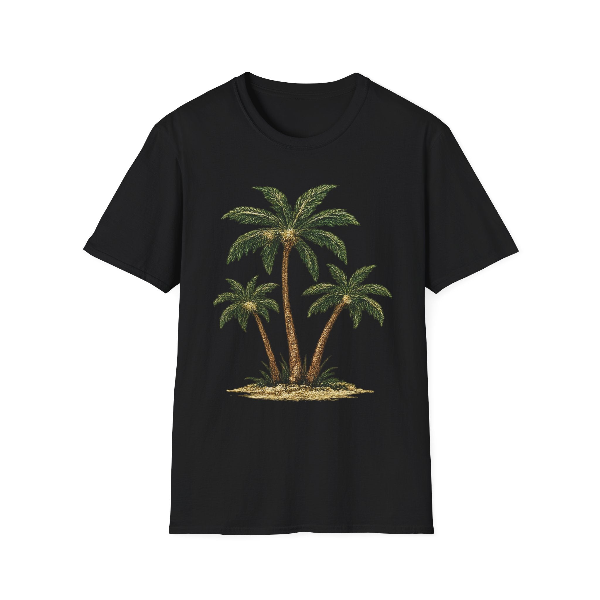 Palm Trees Graphic T-Shirt — Tropical Beach Vibe Tee