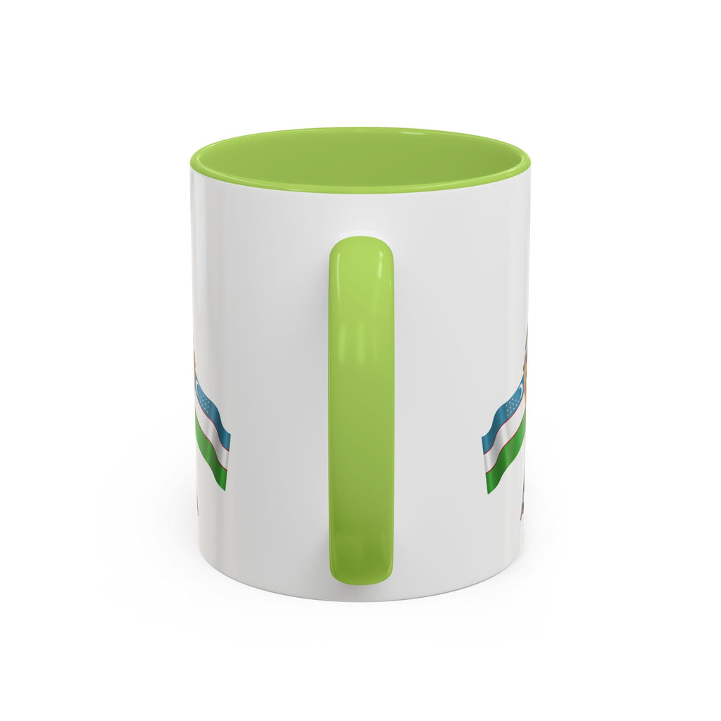 Uzbekistan Accent Coffee Mug (11, 15oz)