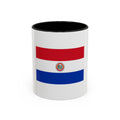 Paraguay Flag Accent Coffee Mug – Patriotic 11/15oz Ceramic Mug
