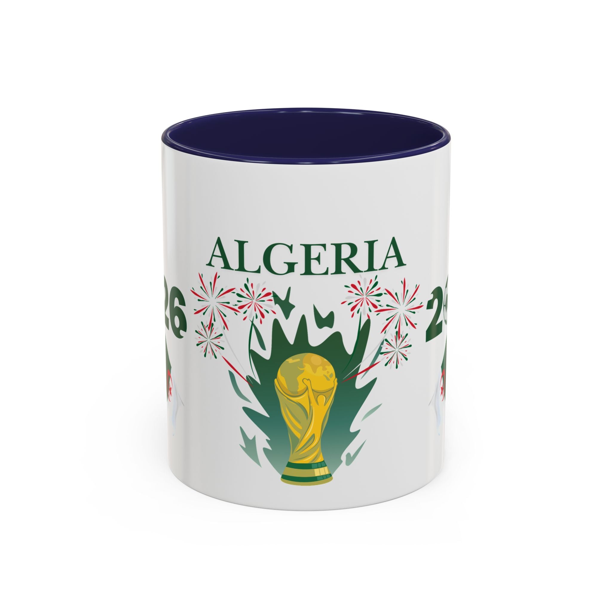 Algeria 2026 Cup Coffee Mug - Soccer Fan Accent Mug