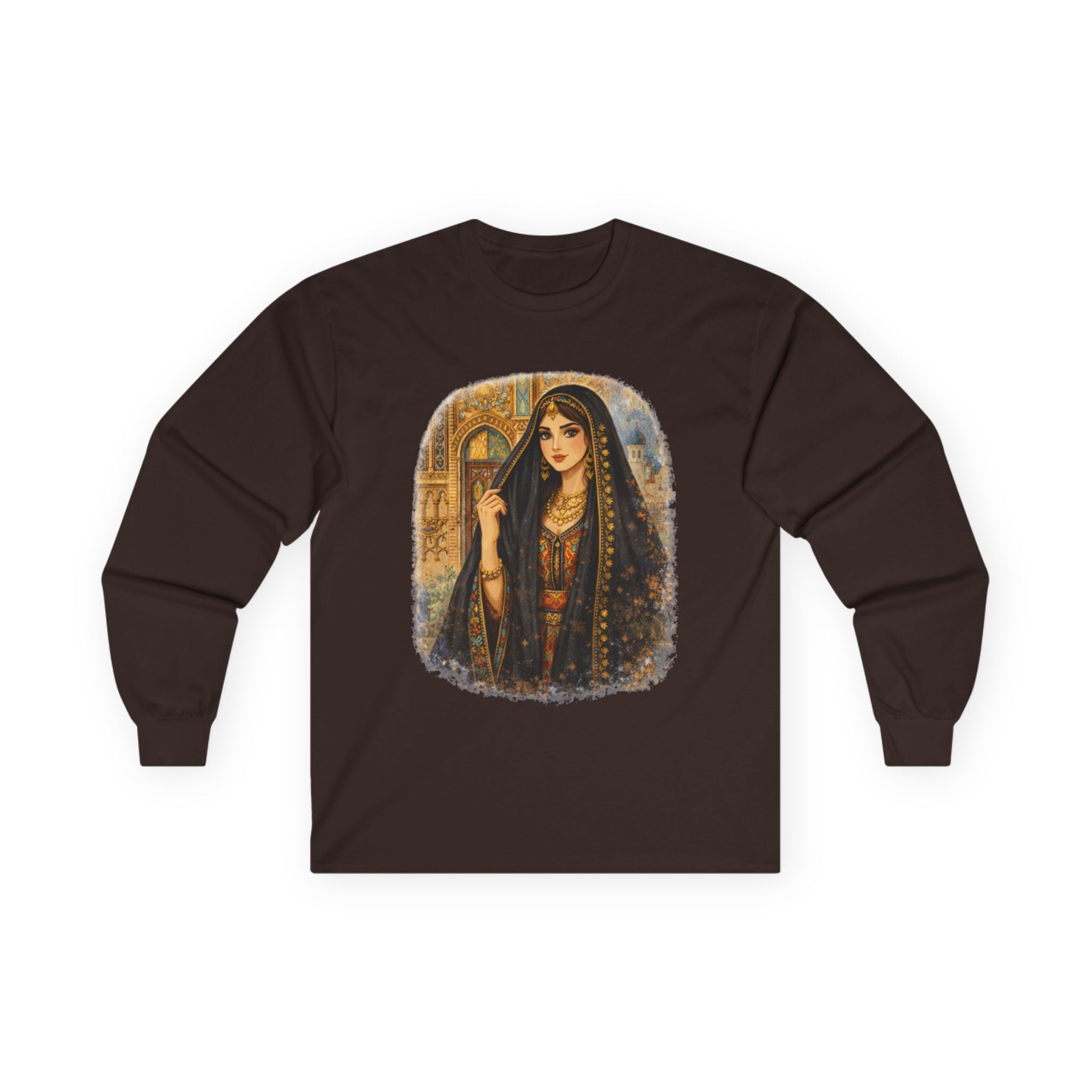 Vintage Arabian Nights Portrait Long Sleeve Tee