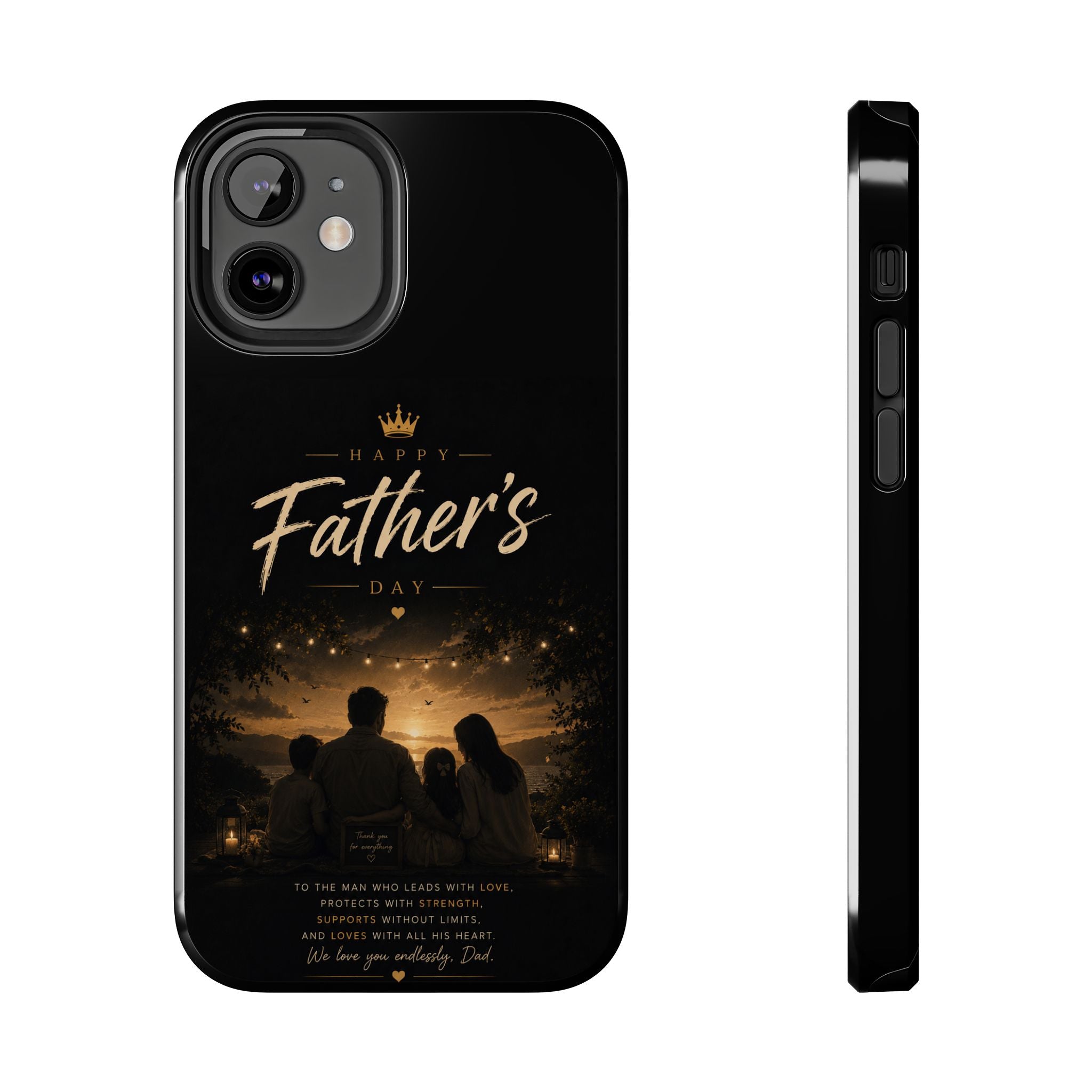 Father’s Day Tough Phone Case — Personalized Sentimental Nightscape Design
