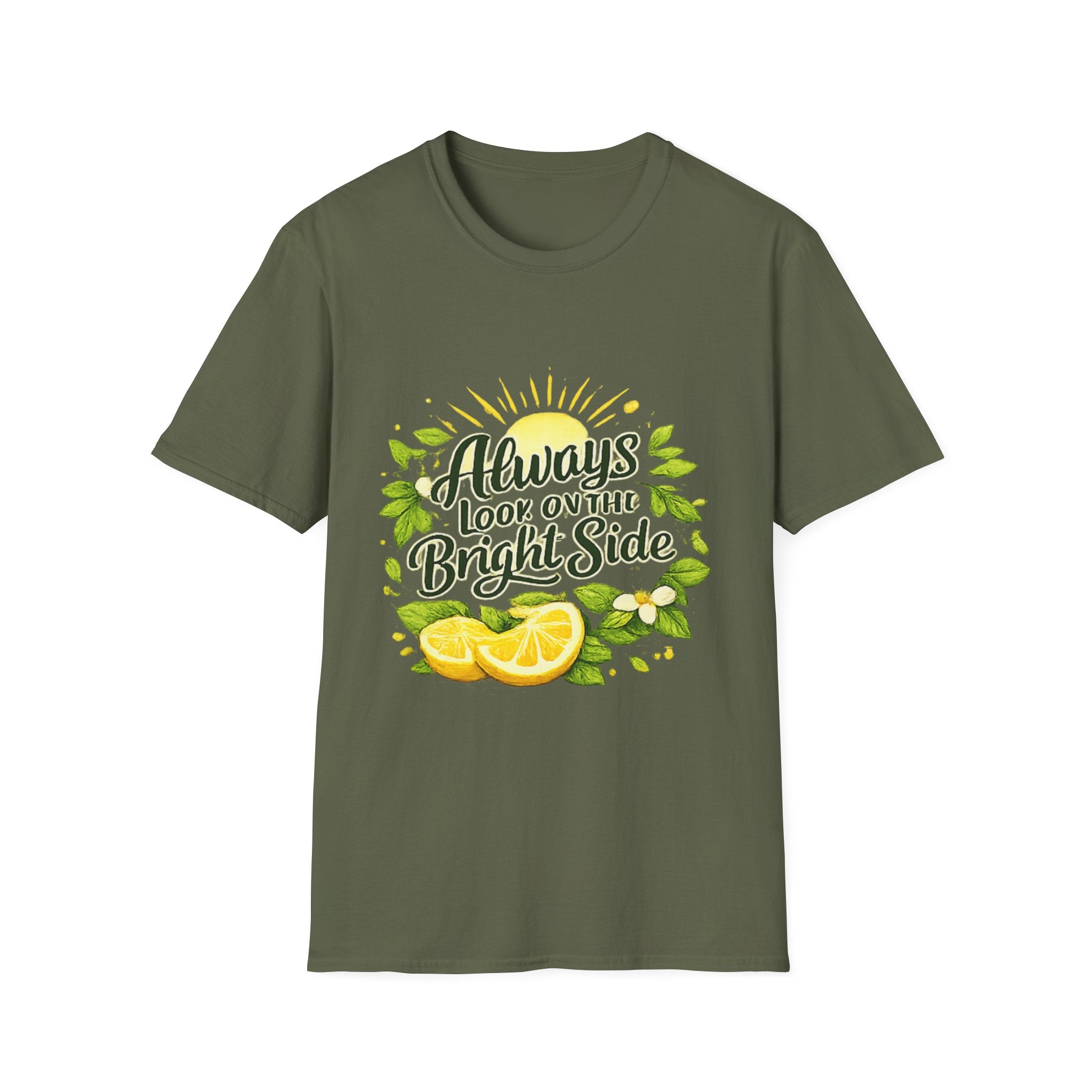 T-Shirt — "Always Look on the Bright Side" Lemon Sunshine Graphic