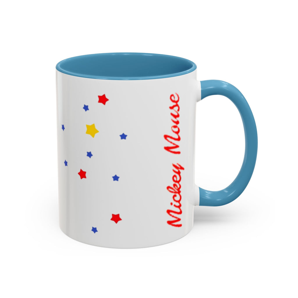 Mickey Mouse Accent Coffee Mug – Stars Pattern (11 oz)