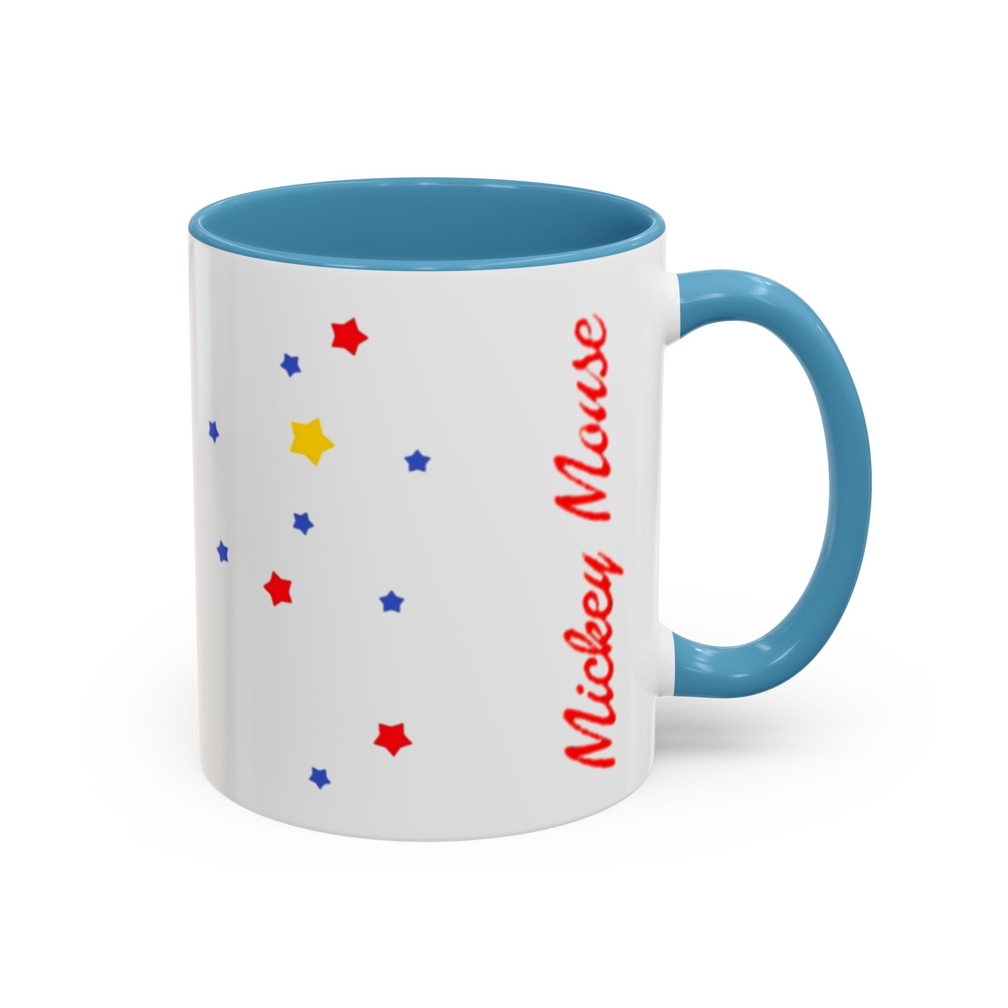 Mickey Mouse Accent Coffee Mug – Stars Pattern (11 oz)