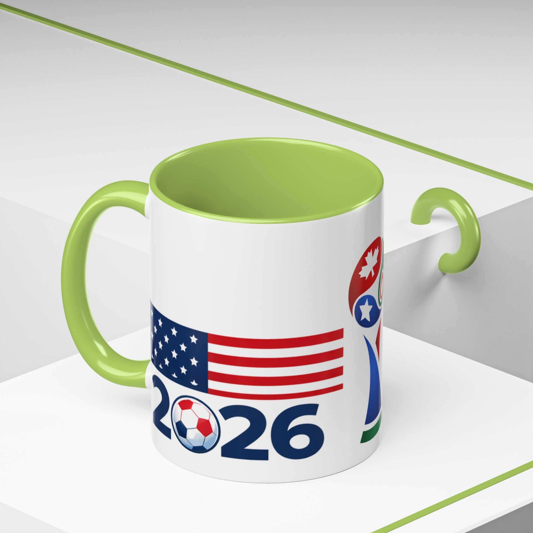 2026 cup USA+Canada Soccer Coffee Mug — 11/15oz Accent