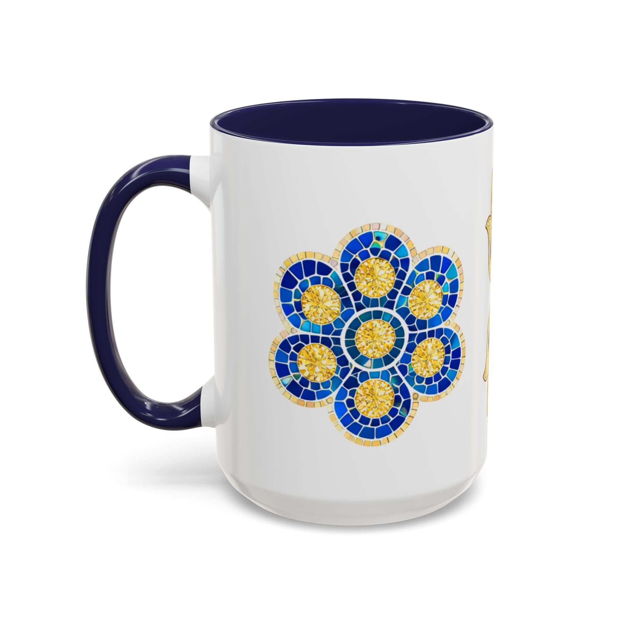 Evil Eye Hamsa Accent Coffee Mug
