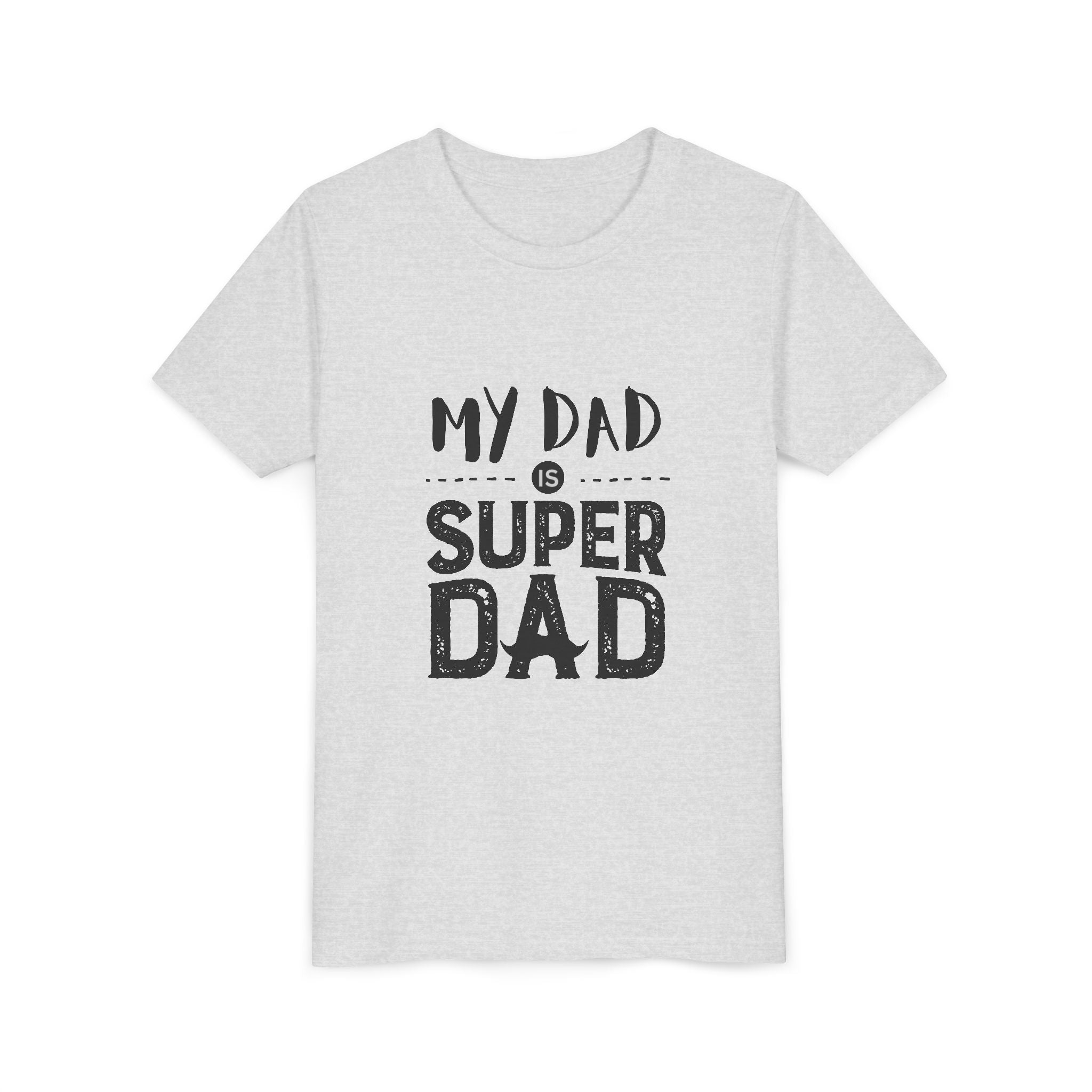 Youth Tee - "My Dad is Super Dad" Kids Fathers Day T-Shirt