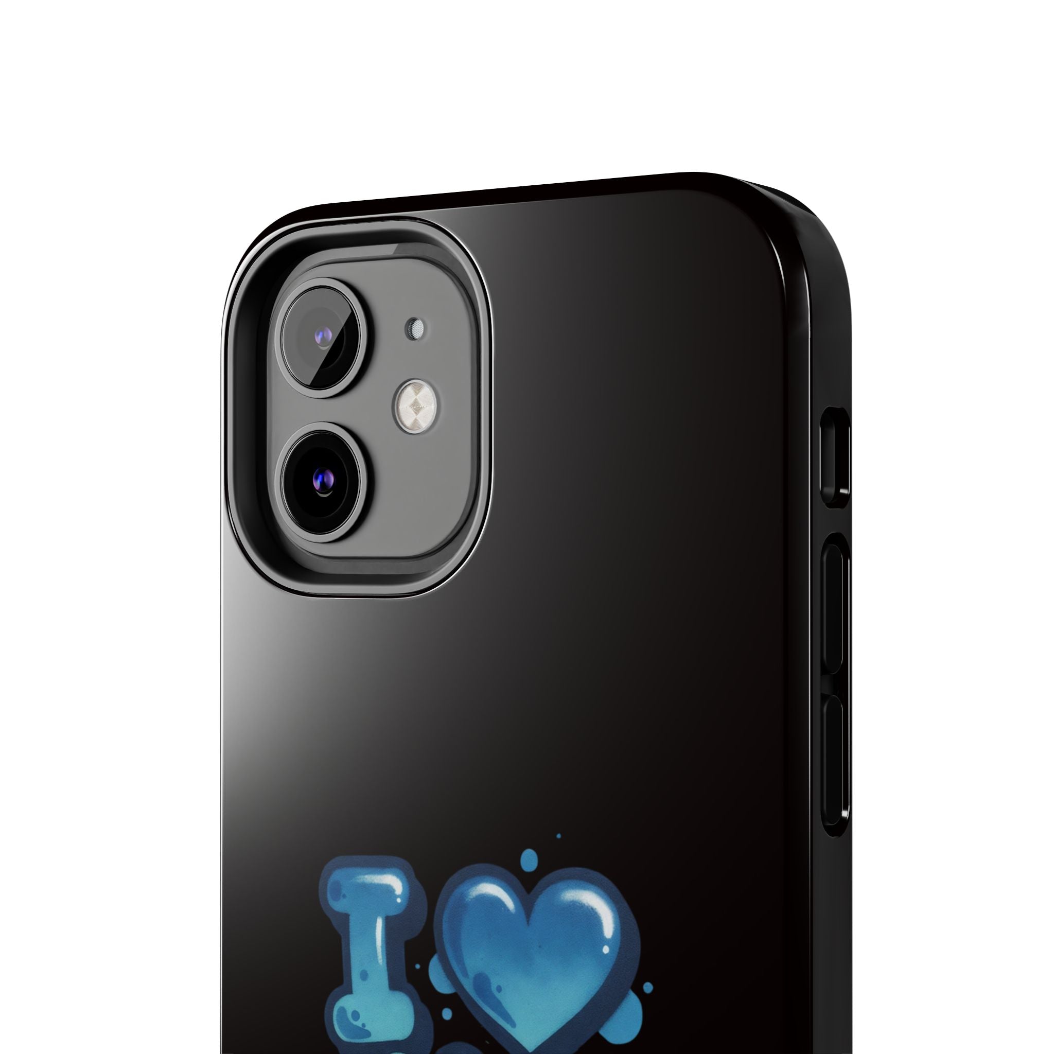 I Love My GF Phone Case — Protective Glossy "I  My GF" Design