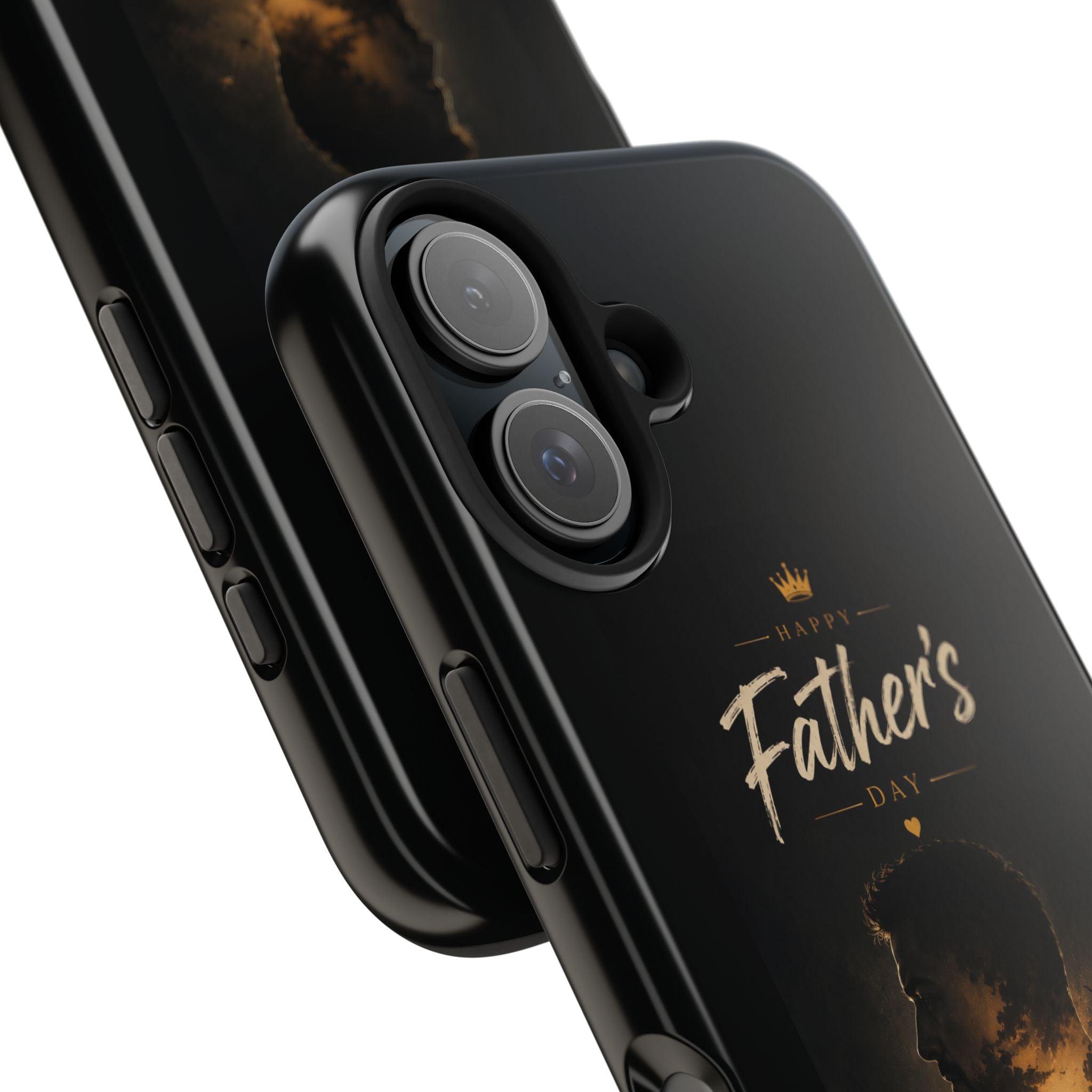 Father's Day Tough Phone Case – Silhouette Dad & Child Tribute