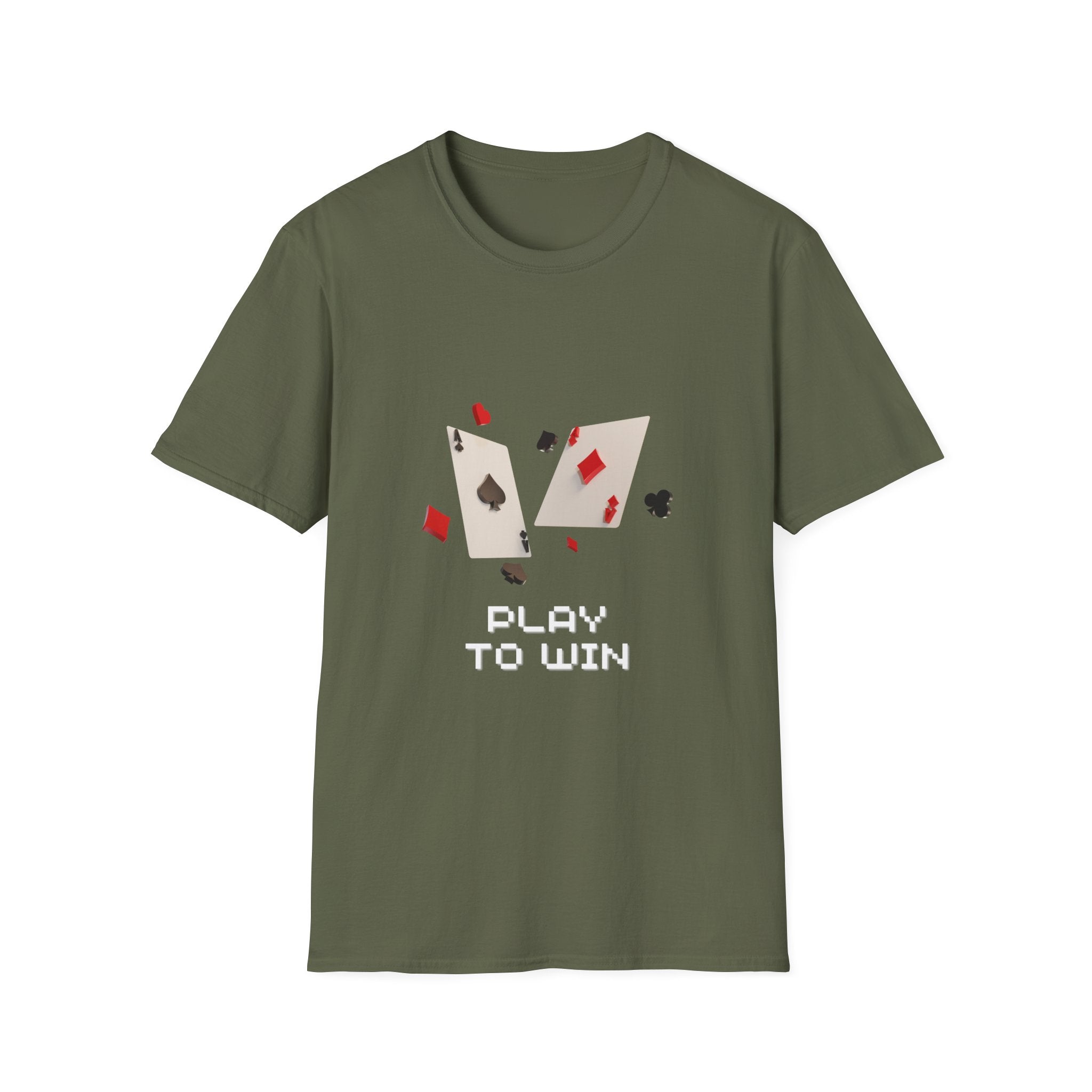 Play to Win T-Shirt — Poker Cards Gaming Tee