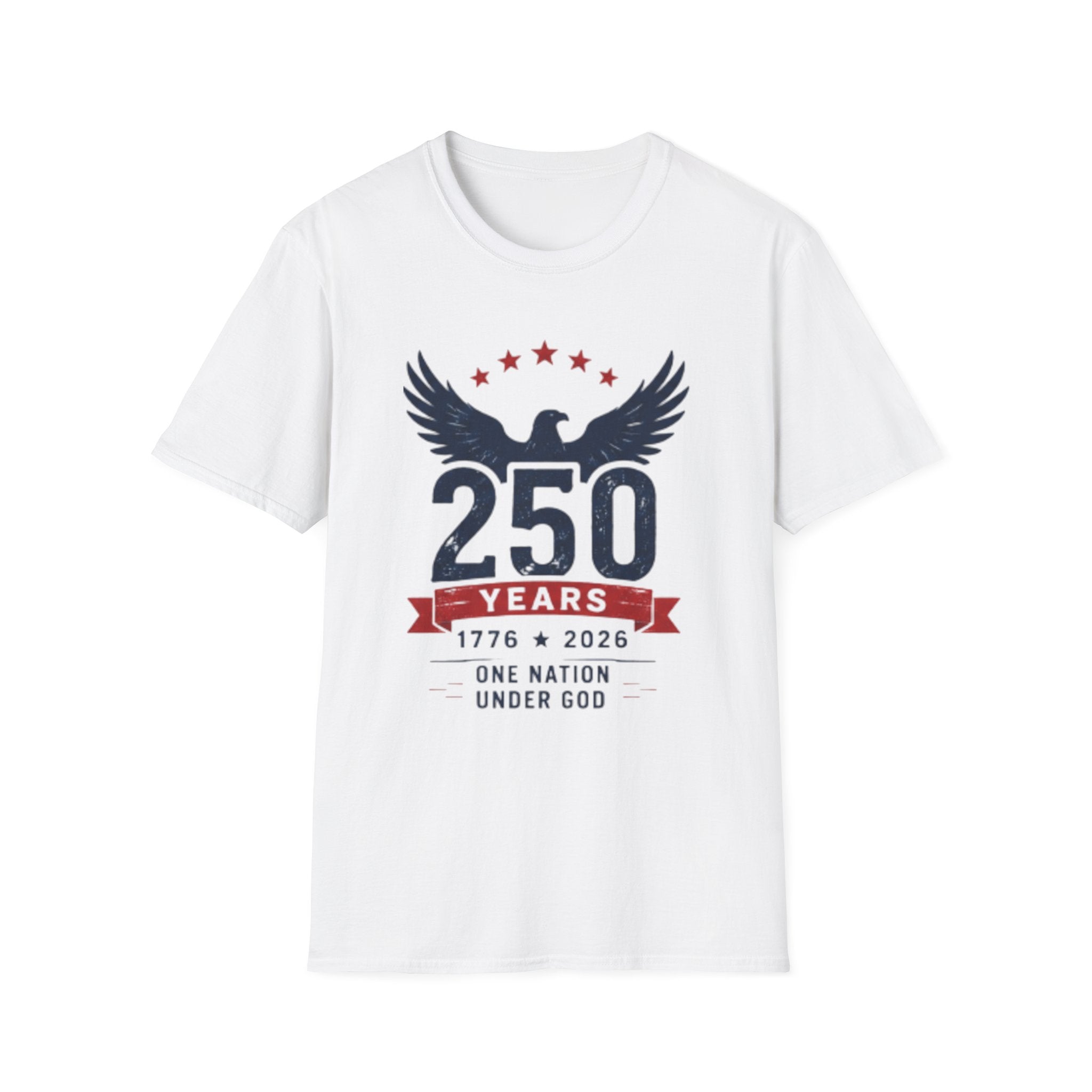 250 Years Eagle Unisex T-Shirt — 1776–2026 Patriotic "One Nation Under God" Tee