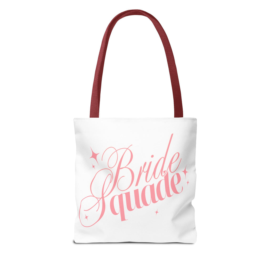 Bride Squad Tote Bag — Pink Bridal Bachelorette Party Gift