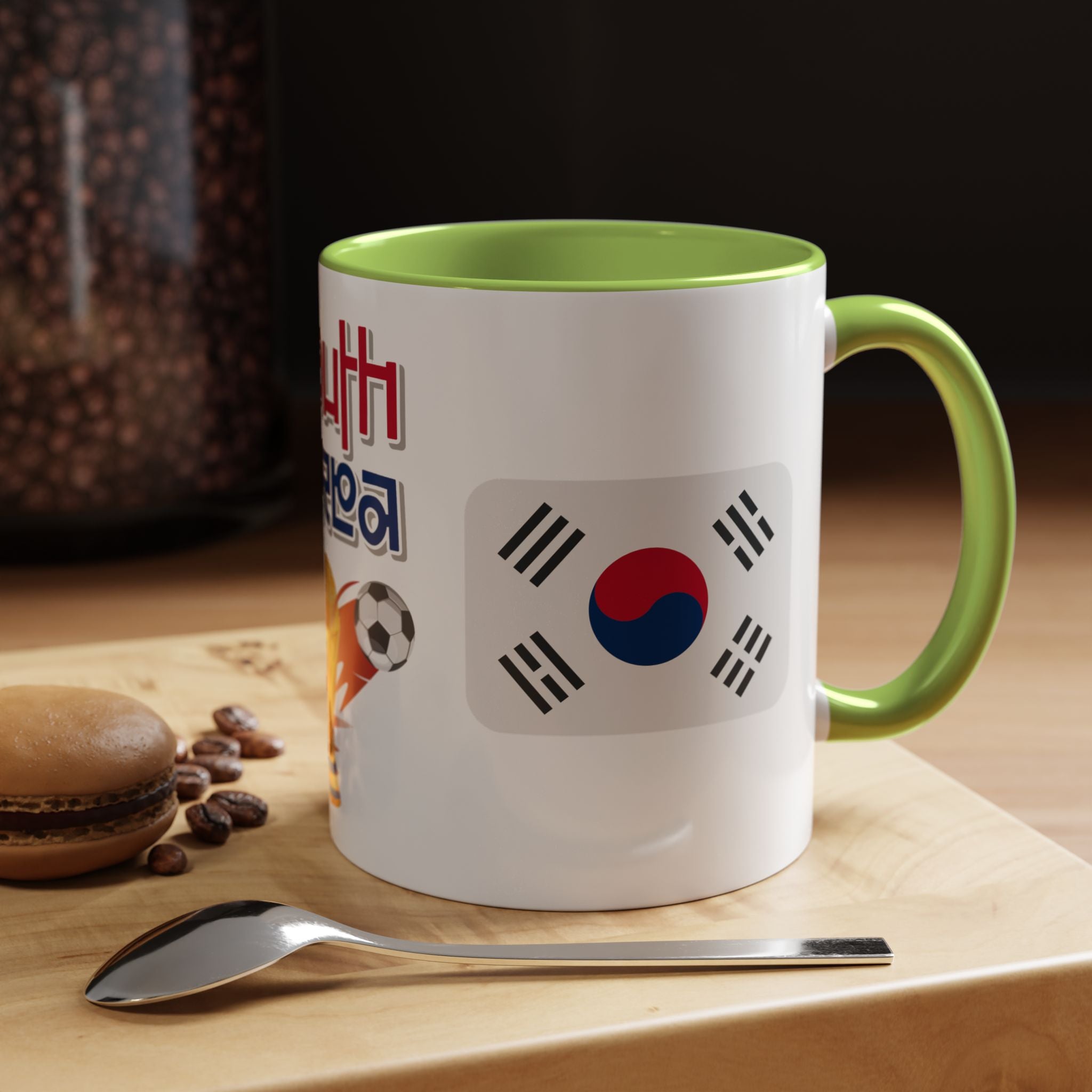 South Korea Accent Coffee Mug (11, 15oz)
