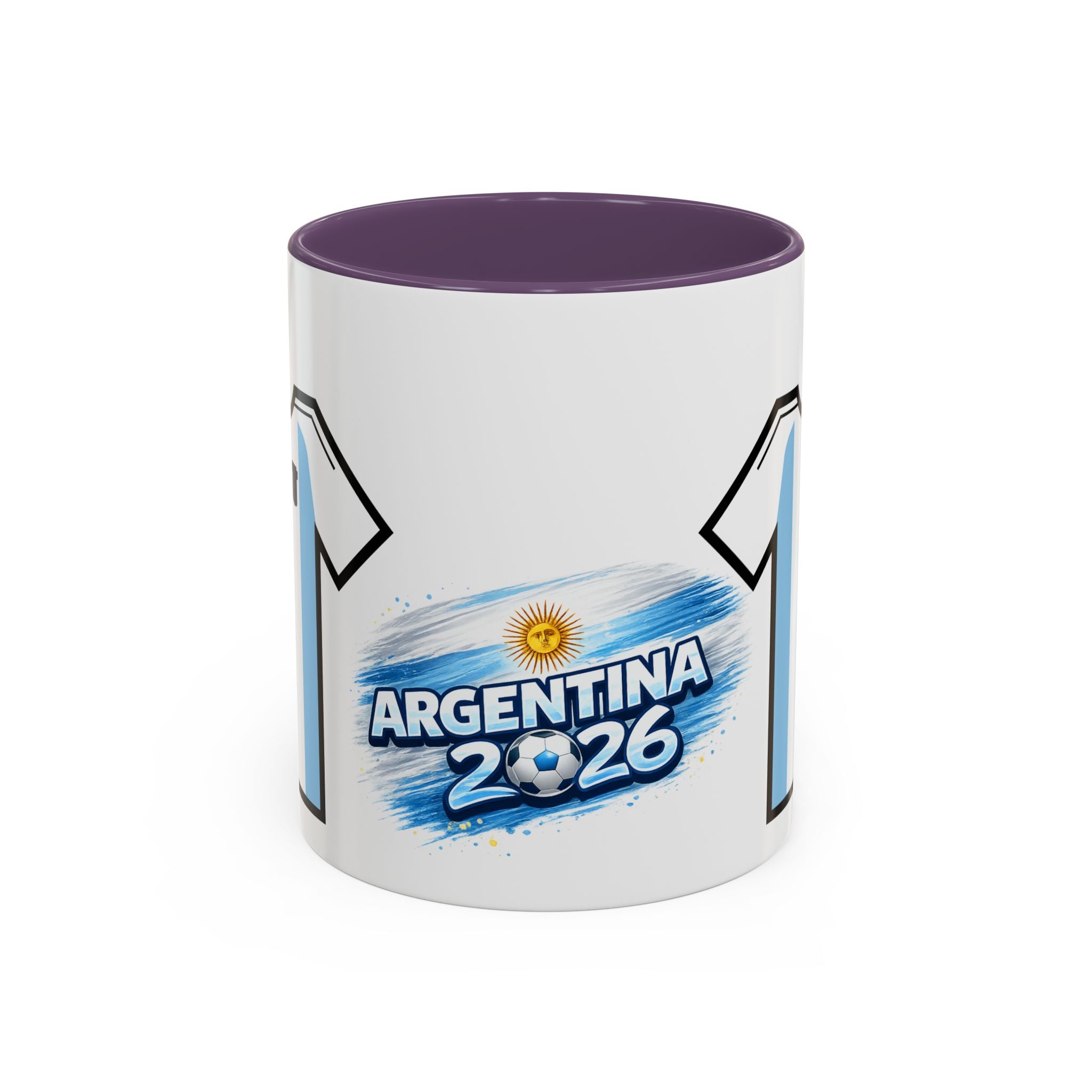 Argentina 2026 Soccer Mug – Blue/White Jersey Coffee Cup