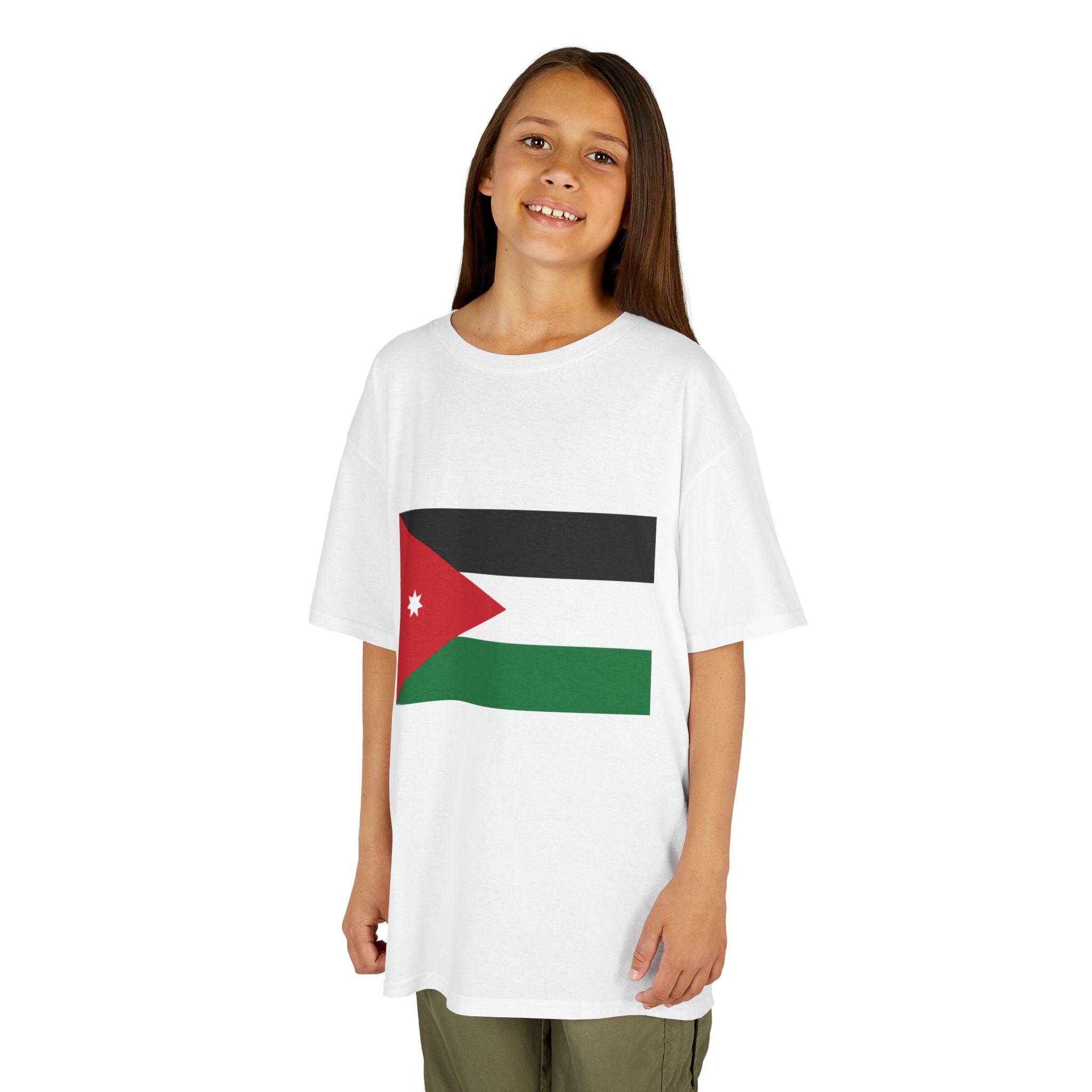 Jordan Flag Kids T-Shirt — Jordan 2026 Soccer Fan Tee