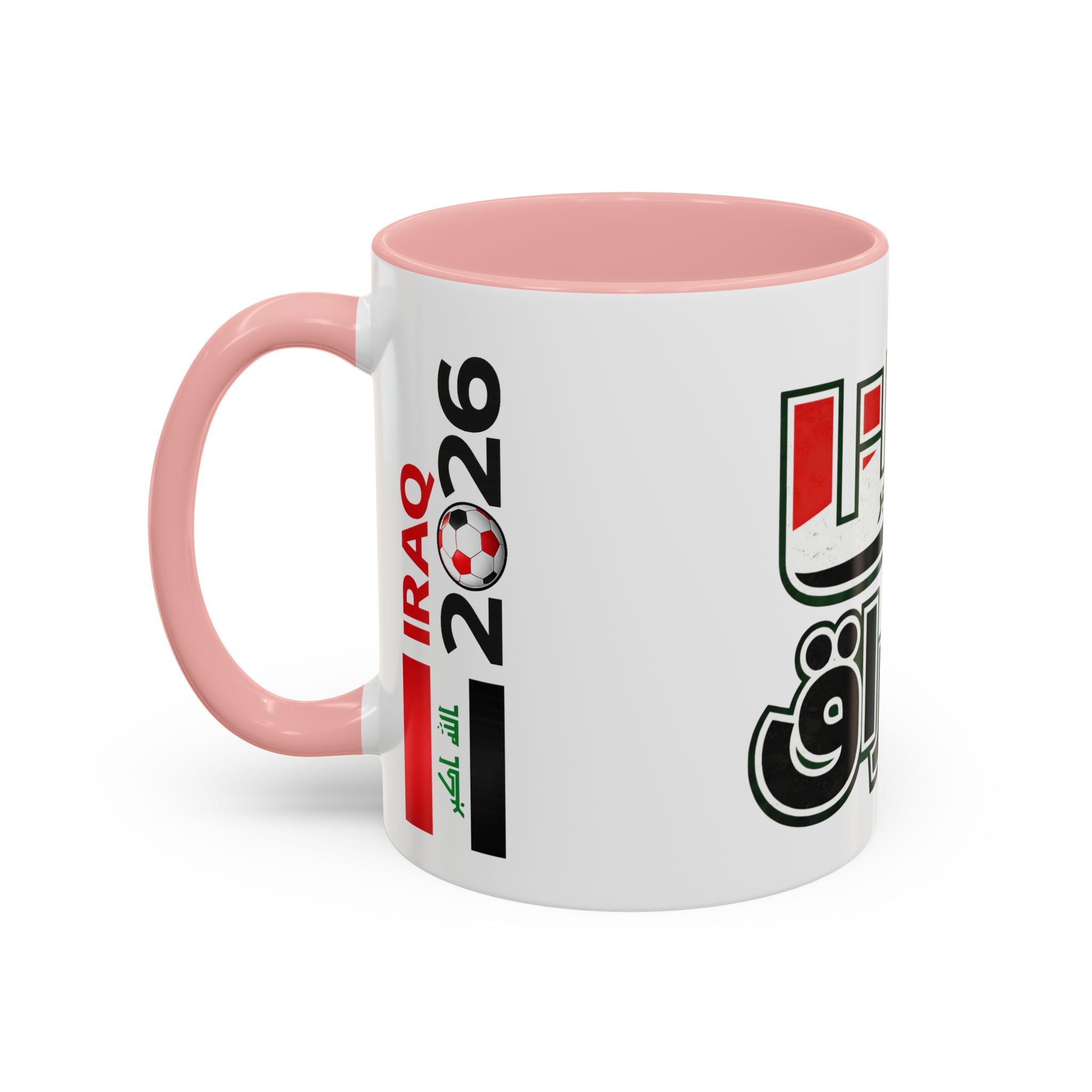 Iraq 2026 Accent Coffee Mug — Arabic Pride Flag Design