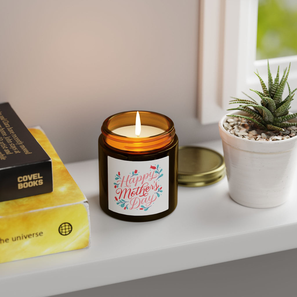 Mother's Day Scented Candle — Coconut Apricot Wax (4oz & 9oz)