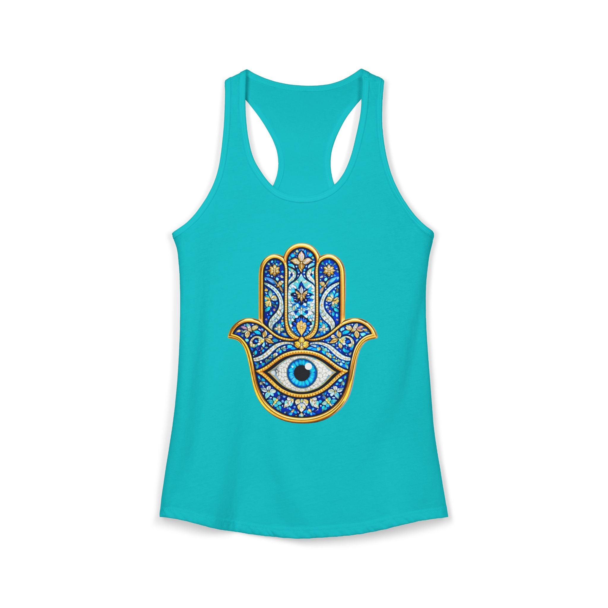 Women's Ideal Racerback Tank evil eye