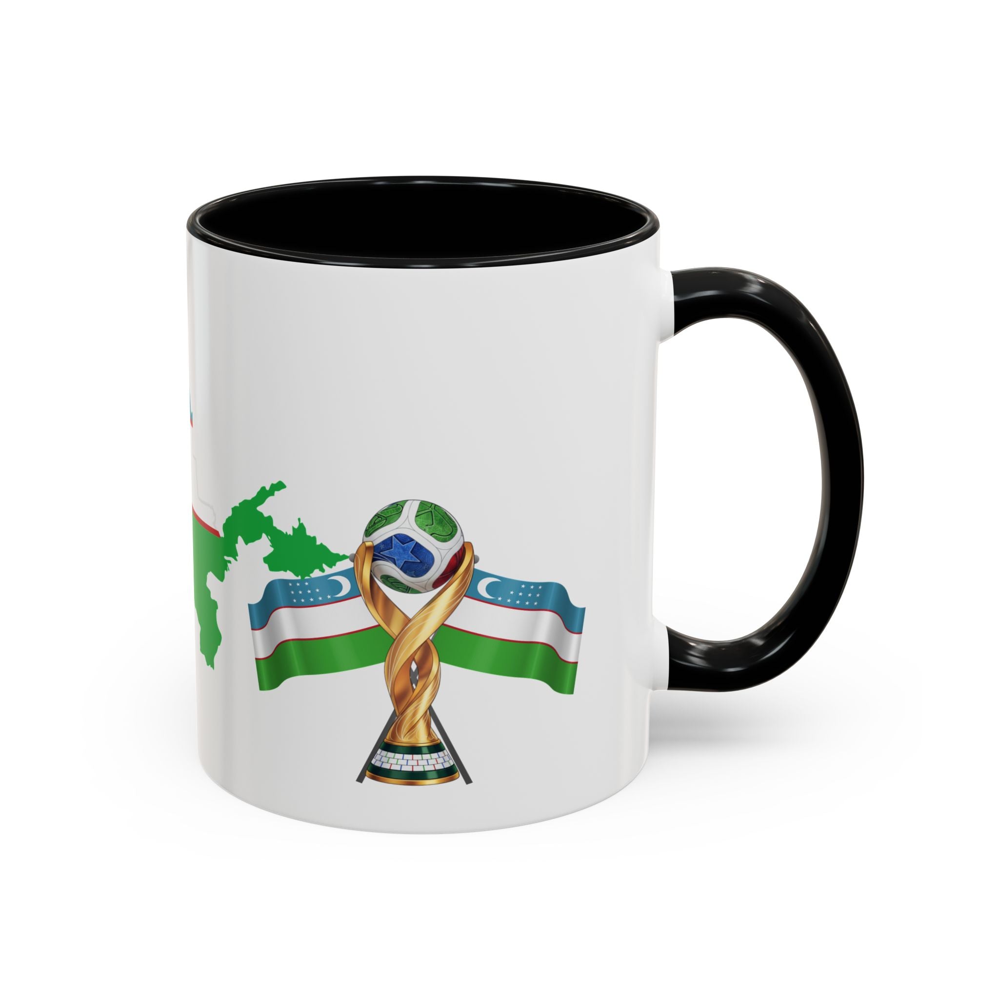 Uzbekistan Accent Coffee Mug (11, 15oz)