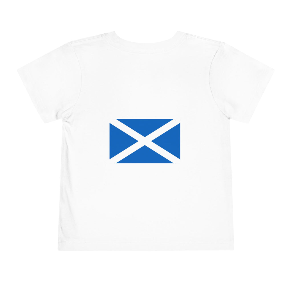 Scotland Toddler Tee — Scottish Lion & Saltire Flag 'SCO' Design