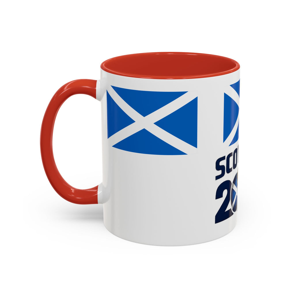 Scotland 2026 Cup Coffee Mug – Scottish Flag & Trophy Accent Mug (11/15oz)