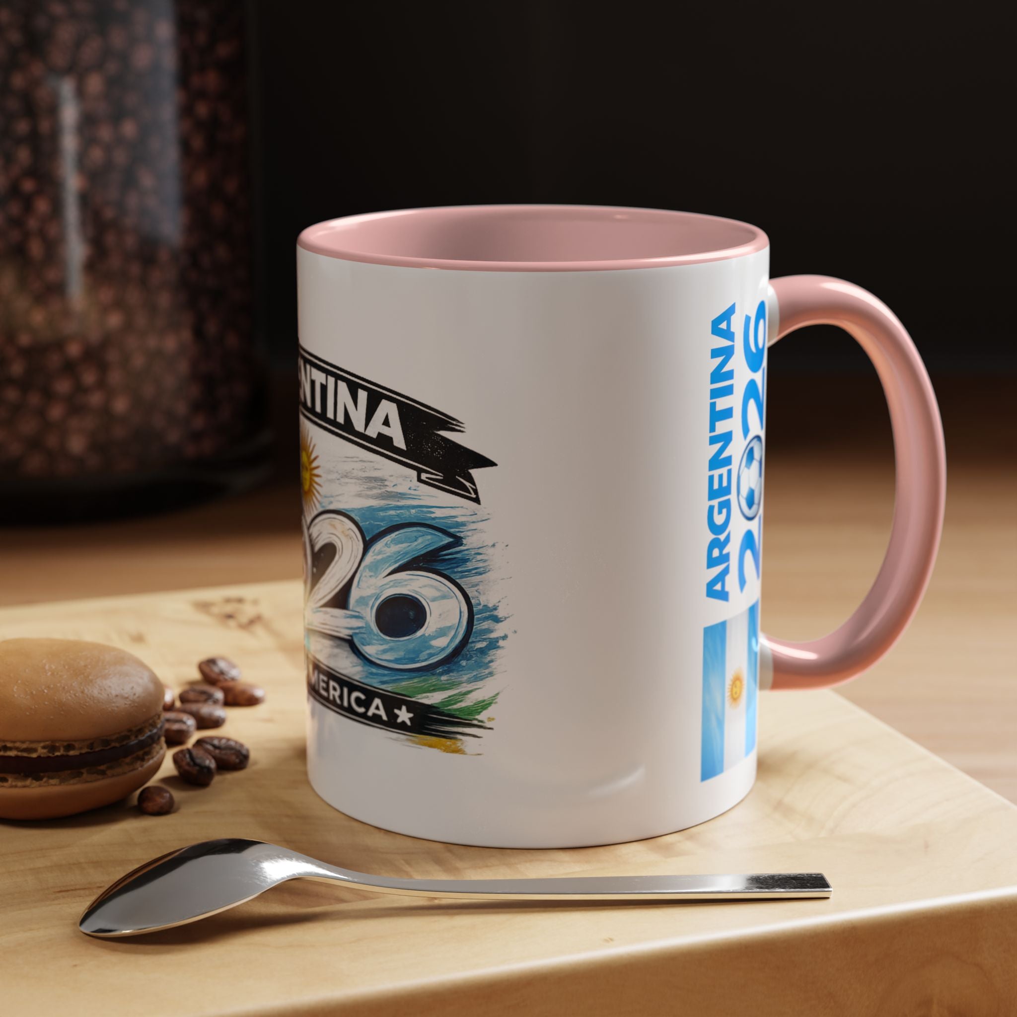 Argentina 2026 Soccer Cup Mug – Accent Coffee Cup (11/15oz)