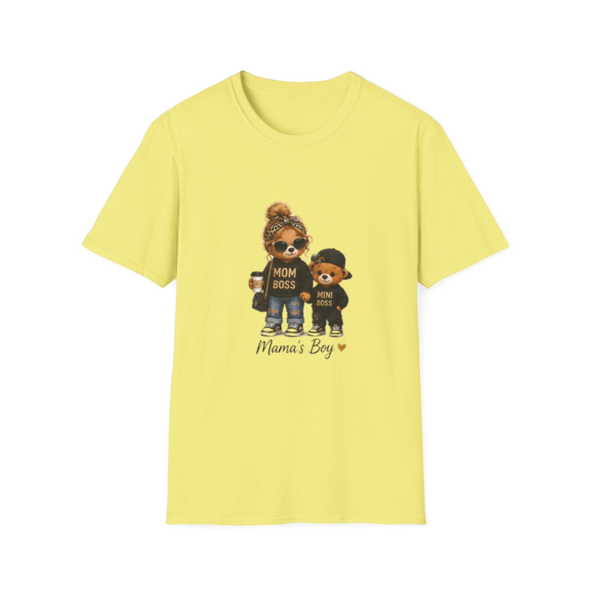 Mama’s Boy Graphic T-Shirt — Cute Mom and Son Matching Tee