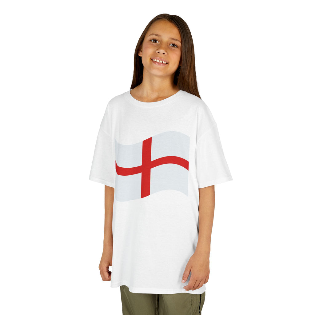 England Flag Kids T‑Shirt — St. George’s Cross Football Fan Tee