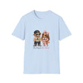 Couple Pomeranian Tee — "His King & Her Queen" Cute Pet Couple unisex T-Shirt