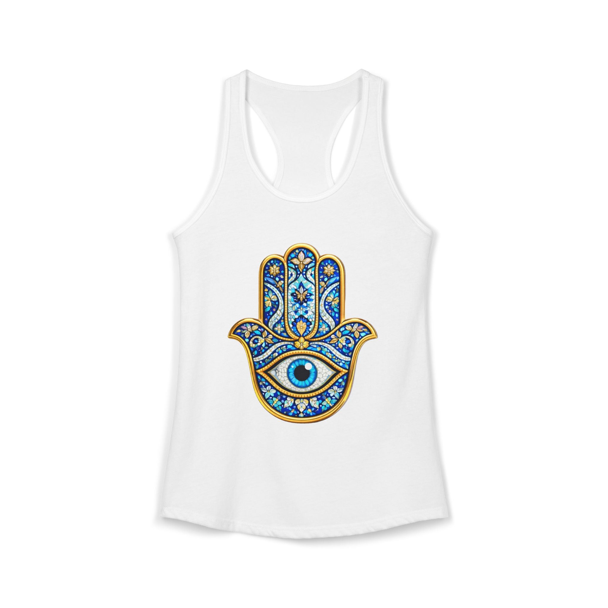 Women's Ideal Racerback Tank evil eye