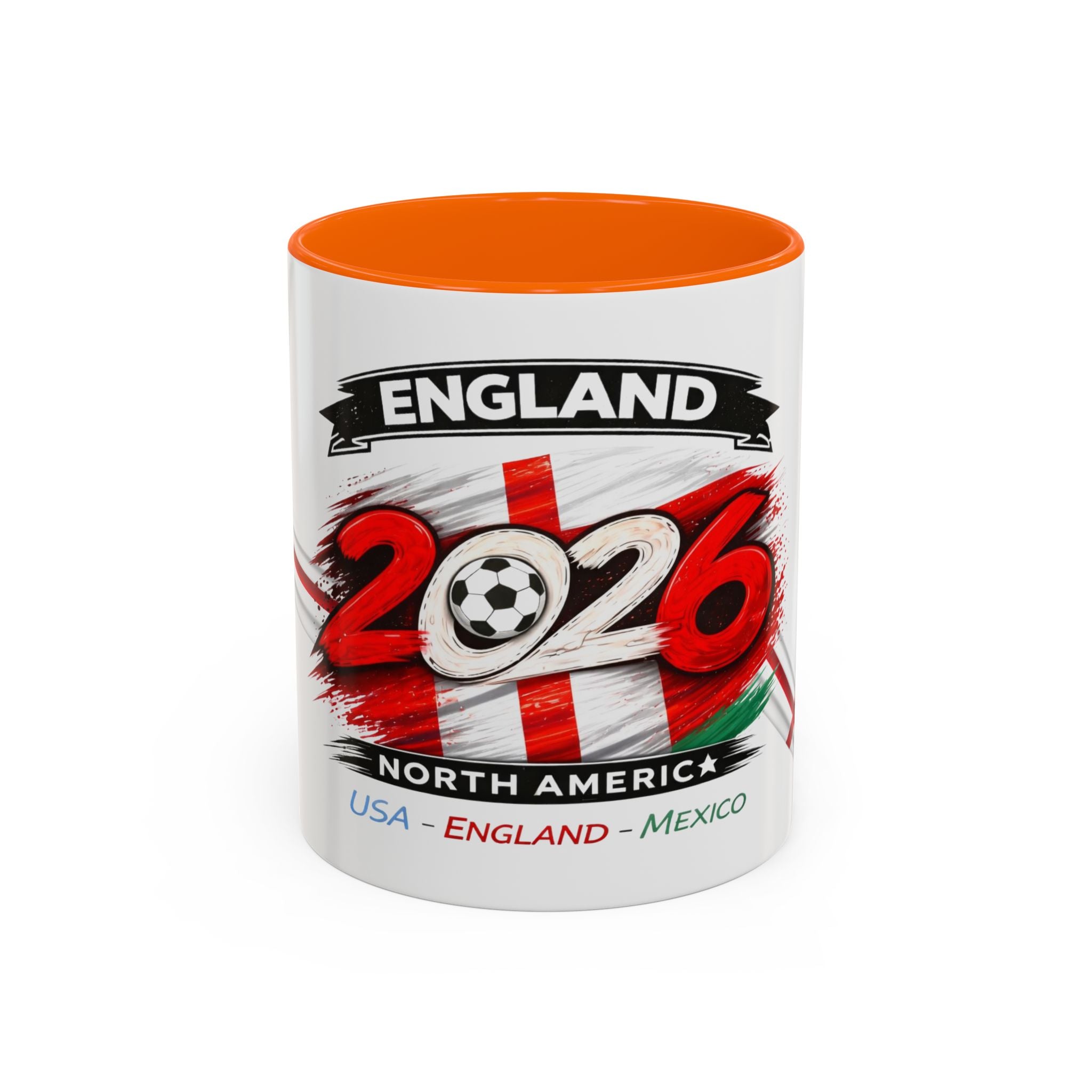 England 2026 Soccer  Cup Mug – North America (USA • England • Mexico)