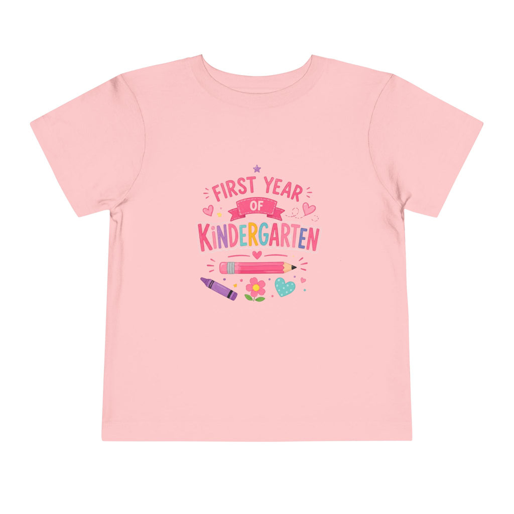First Year of Kindergarten Toddler Tee — Cute Back-to-School Shirt