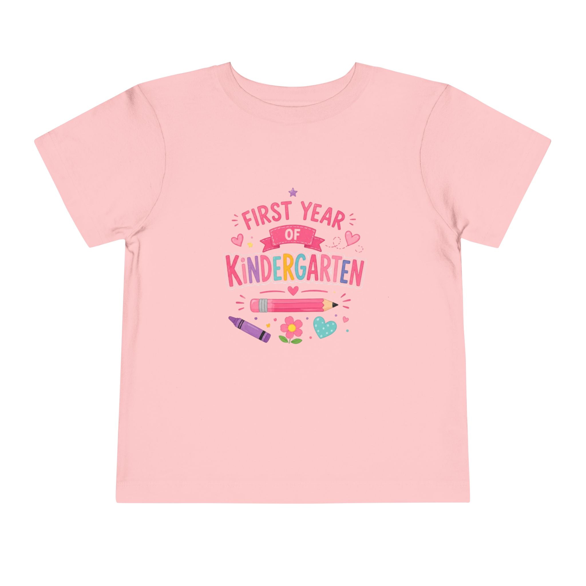 First Year of Kindergarten Toddler Tee — Cute Back-to-School Shirt