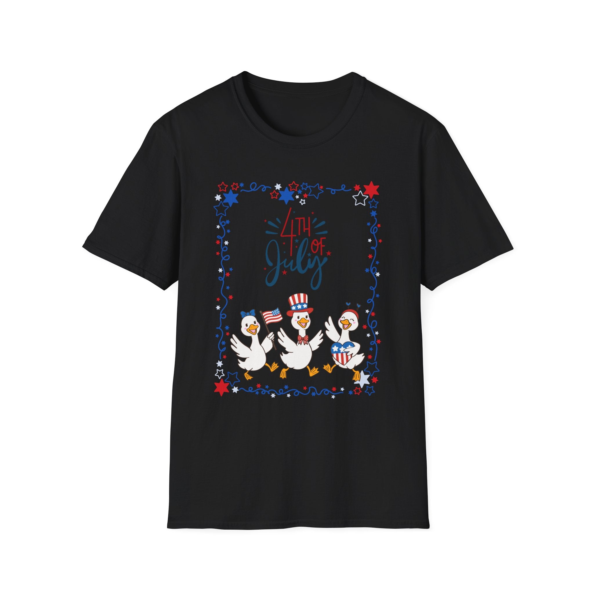 4th of July Ducks T-Shirt — Patriotic Independence Day Tee