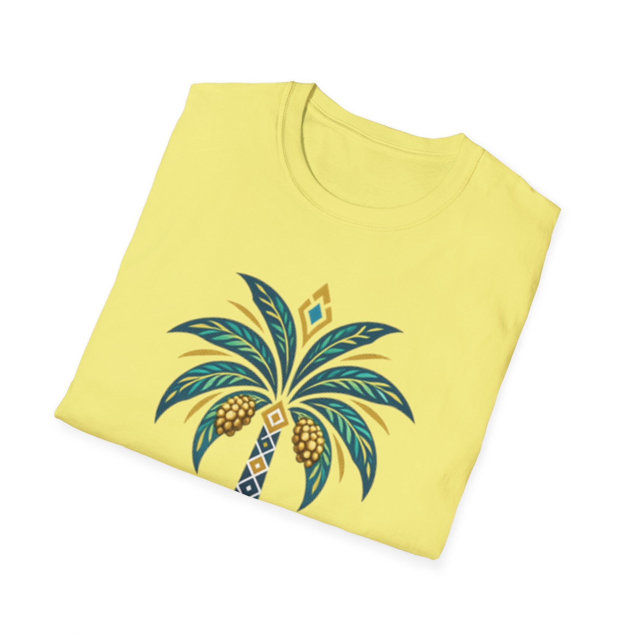 Tropical Patterned Palm Tree Tee