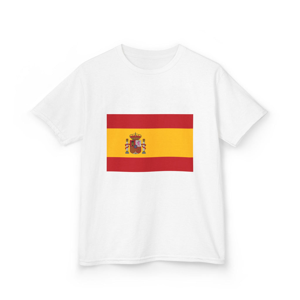 Kids Spain Flag T-Shirt — Spain 2026 Football Cup Youth Tee