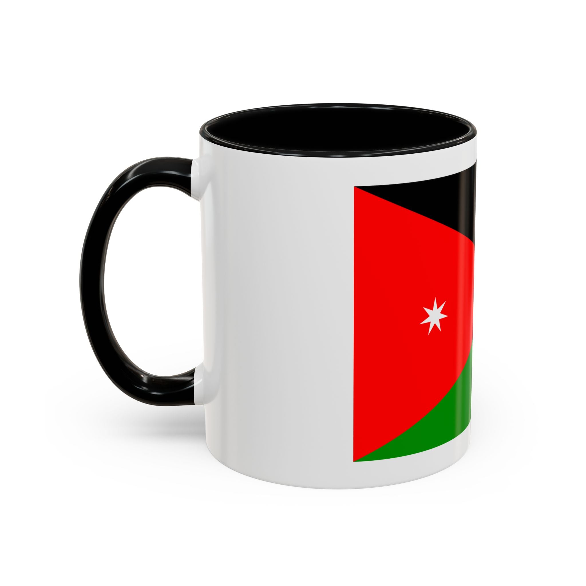 Jordan Flag Accent Coffee Mug – Patriotic Jordanian Tea & Coffee Cup (11/15oz)