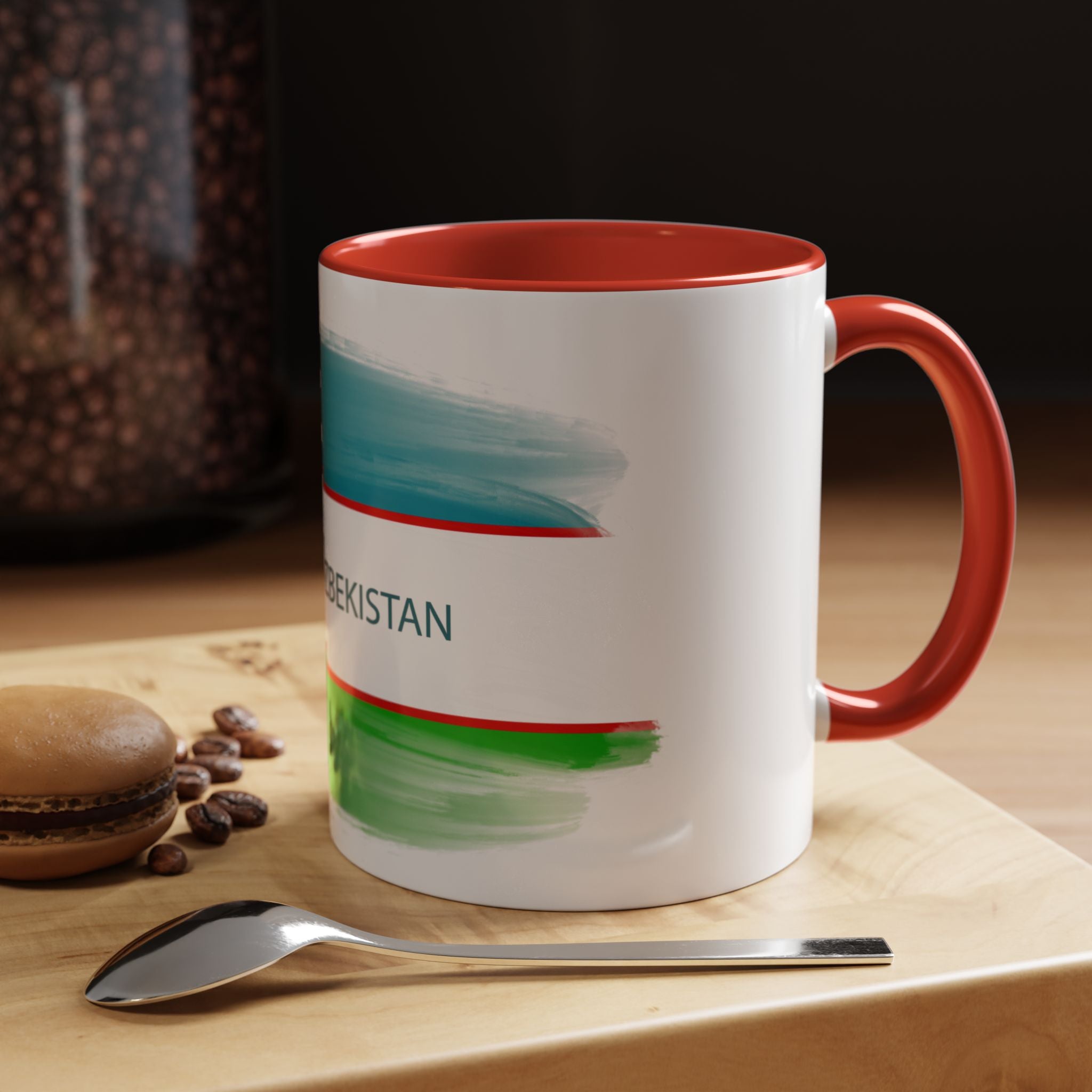 Uzbekistan Accent Coffee Mug (11, 15oz)