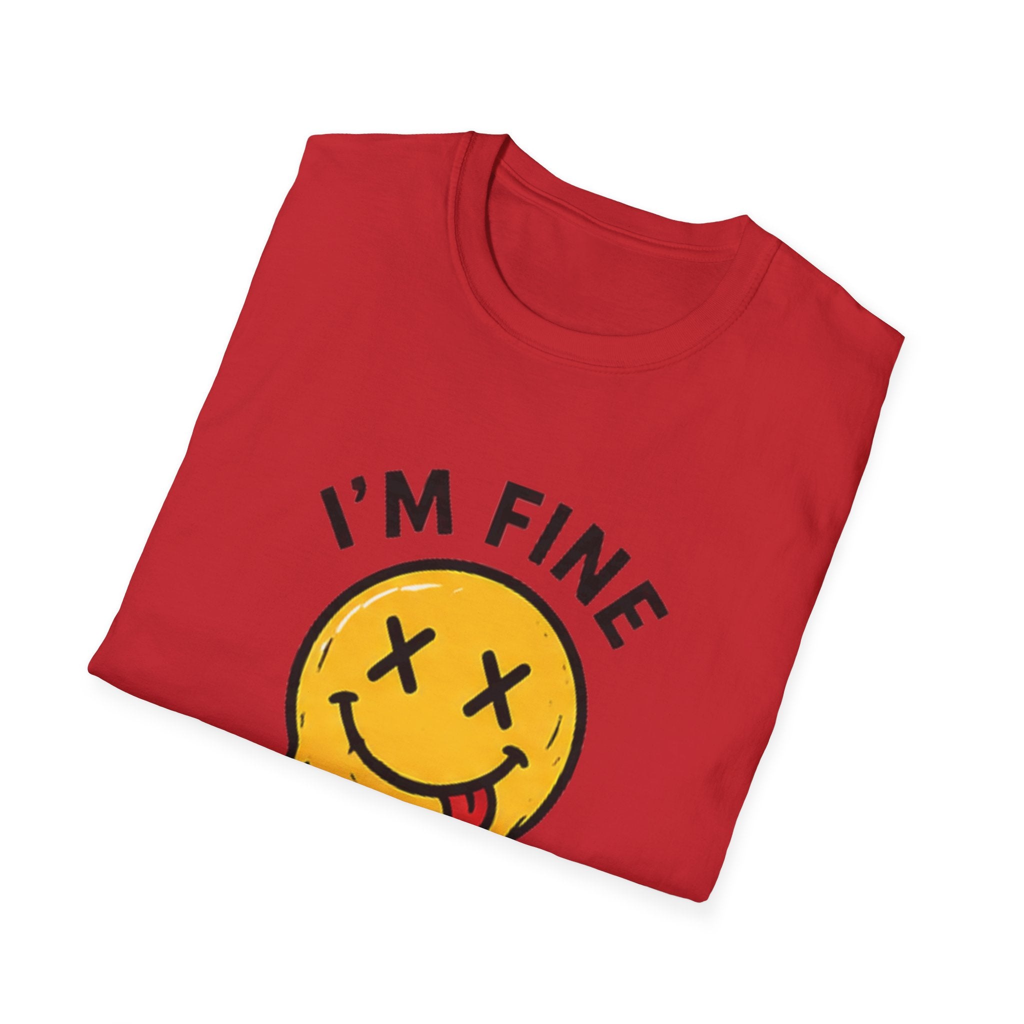 I’m Fine (This Is Fine) Melting Smiley T-Shirt