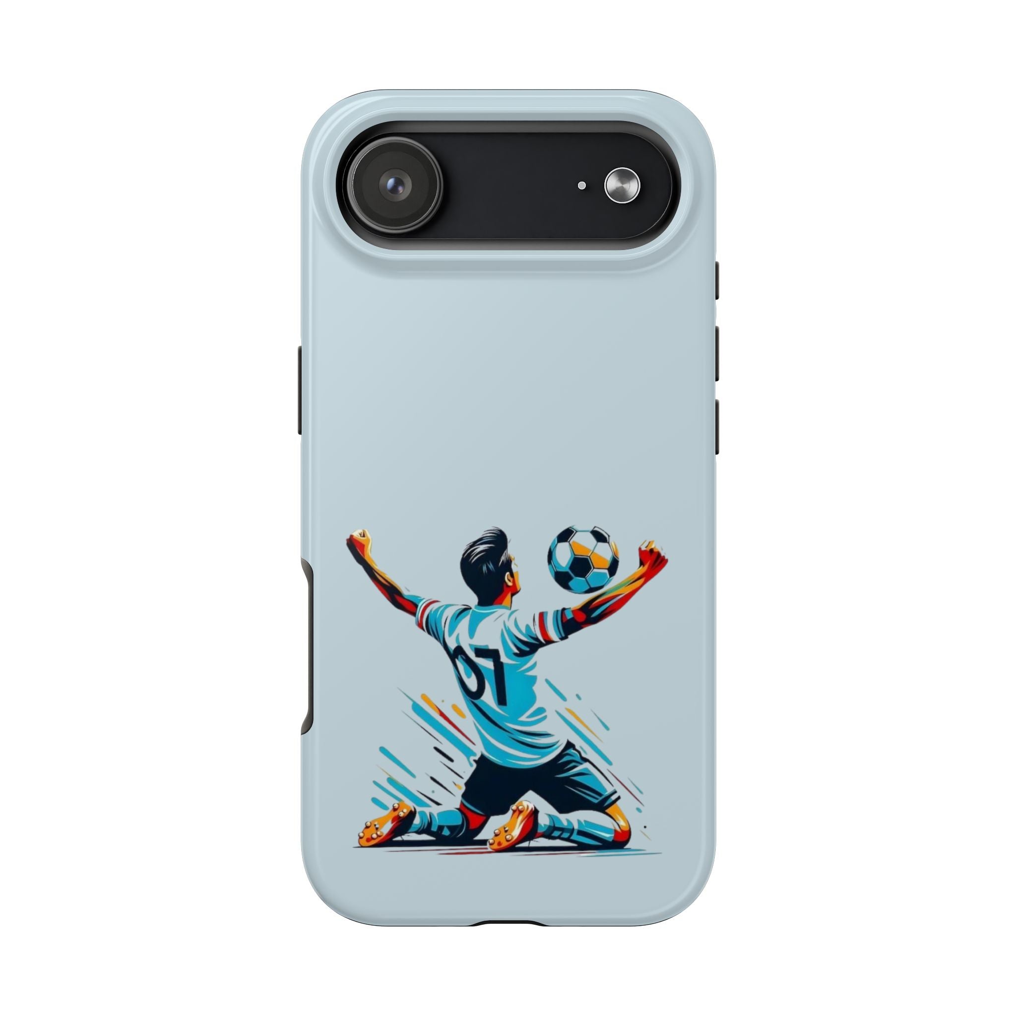 Soccer Celebration Tough Phone Case — Lightweight Protective iPhone Cover