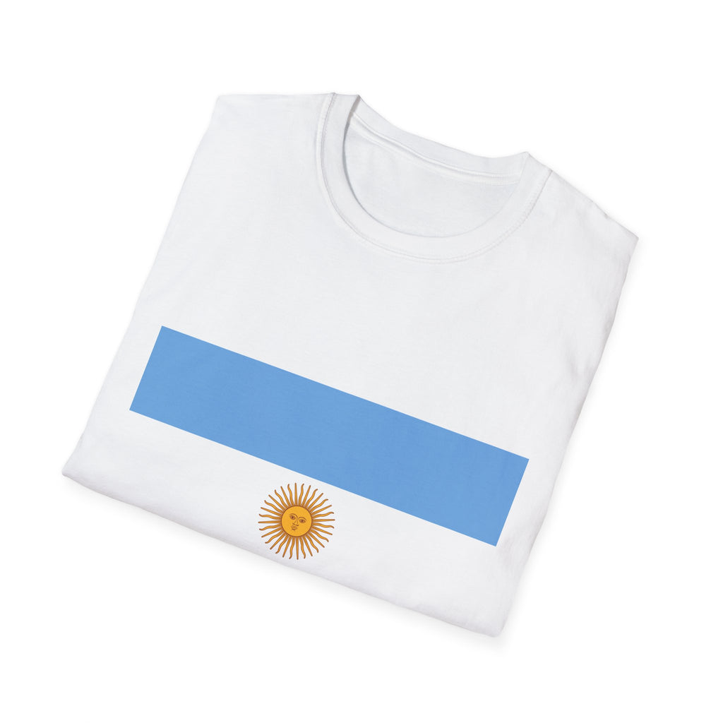 Argentina Flag T-Shirt — Argentina Script Back Tee