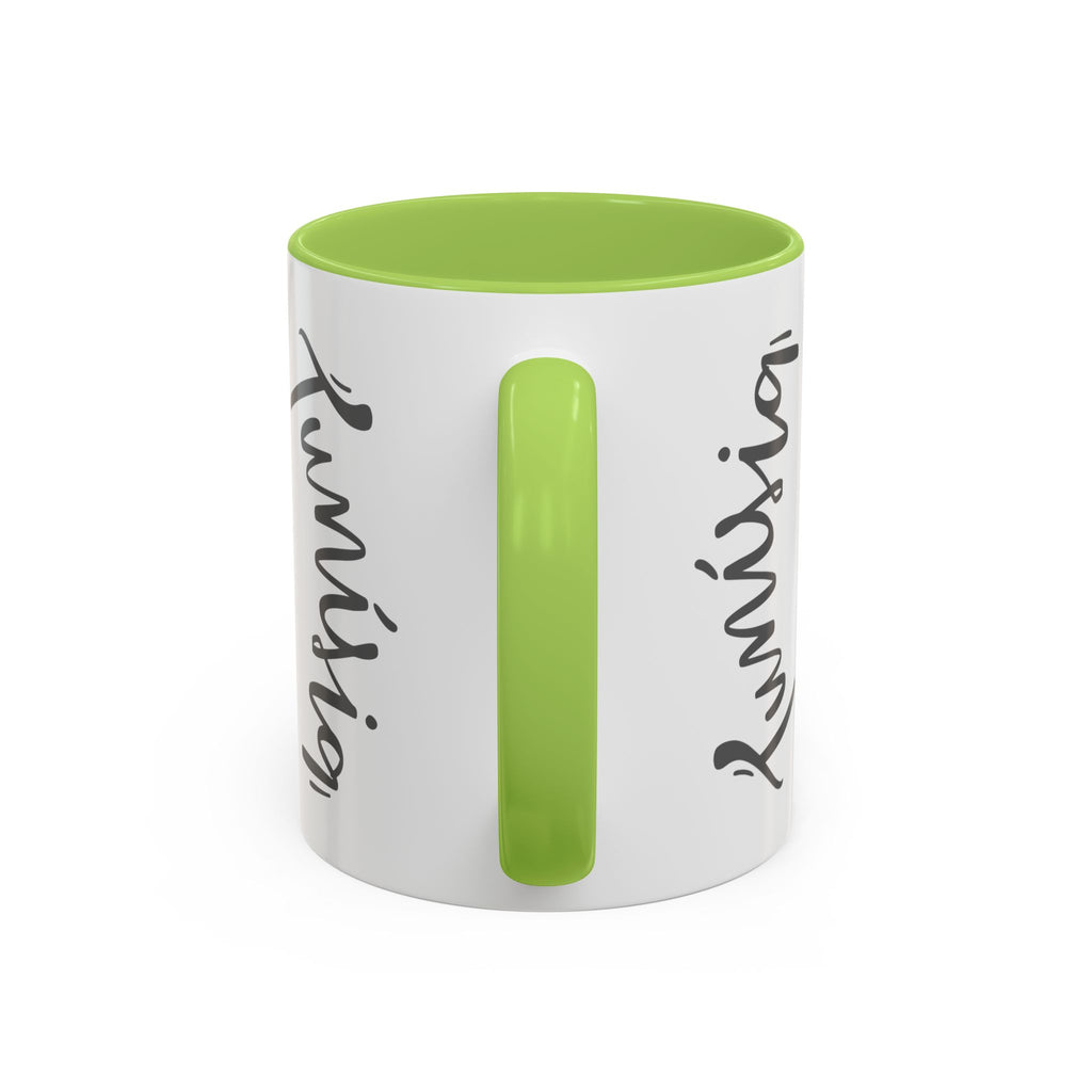 Tunisia Flag Accent Coffee Mug – Red Brushstroke Design (11/15oz)