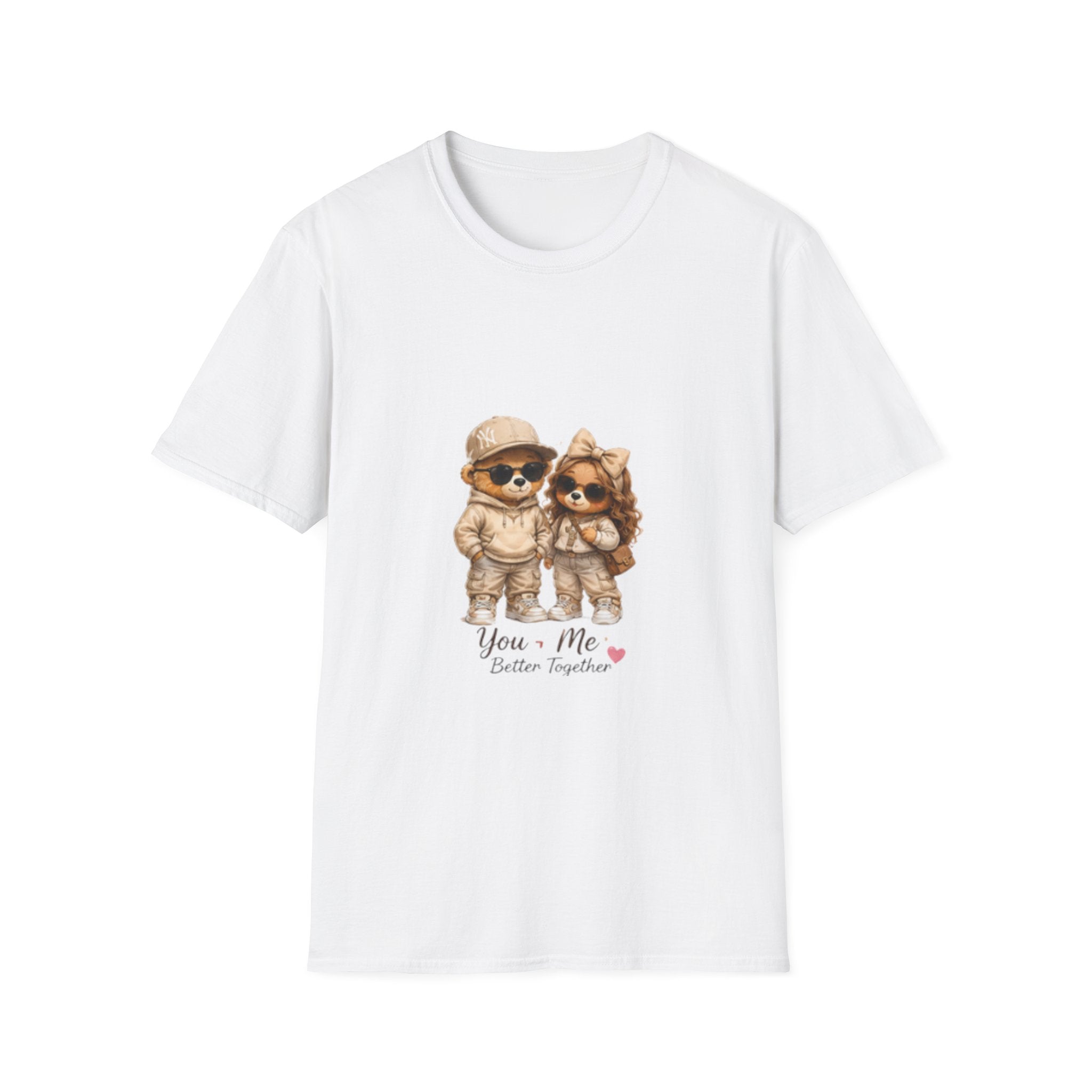 Pomeranian Couple unisex T-Shirt – 'You + Me Forever Together' Cute Dog Lover Tee