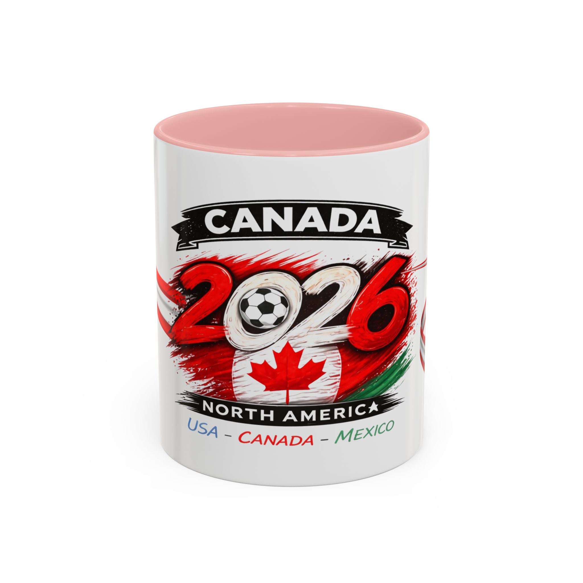 Canada 2026 Soccer Cup Mug — North America USA-Canada-Mexico Cup Coffee Mug