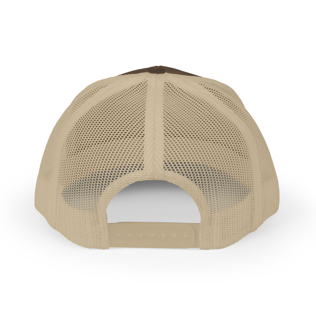Embroidered Colorful Trophy Trucker Cap - Snapback Mesh Hat