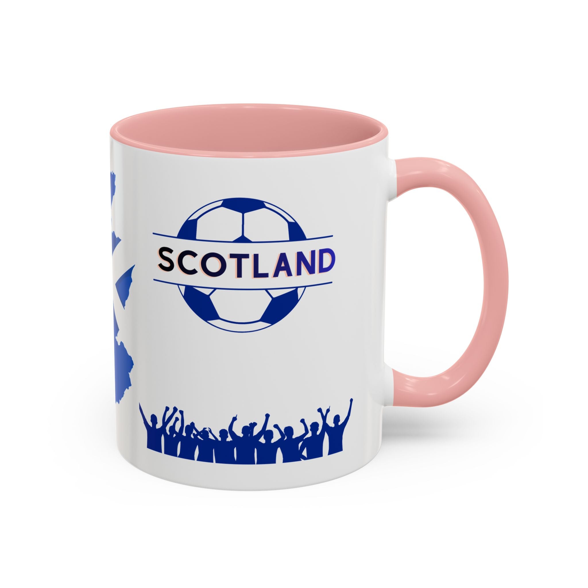 Scotland Soccer Fan Coffee Mug – Scottish Flag & Supporters 11/15oz Accent Mug