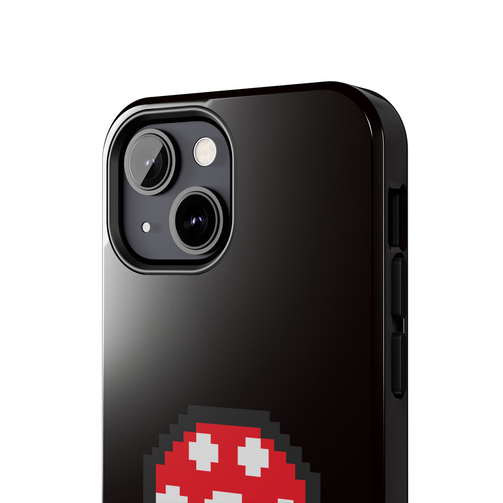 I Play Video Games Pixel Mushroom Phone Case — Tough Protective Gamer Case