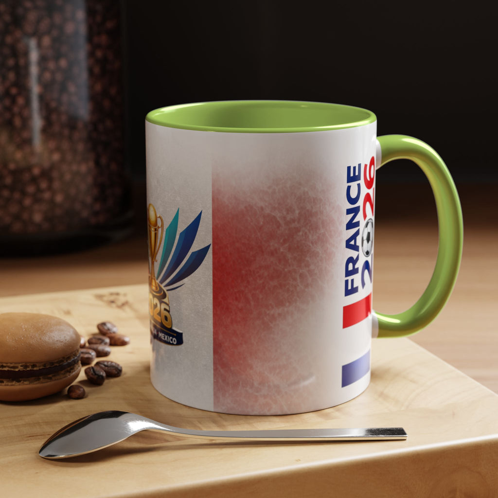 Soccer 2026 Commemorative Mug — France Accent Coffee Cup (11/15oz)