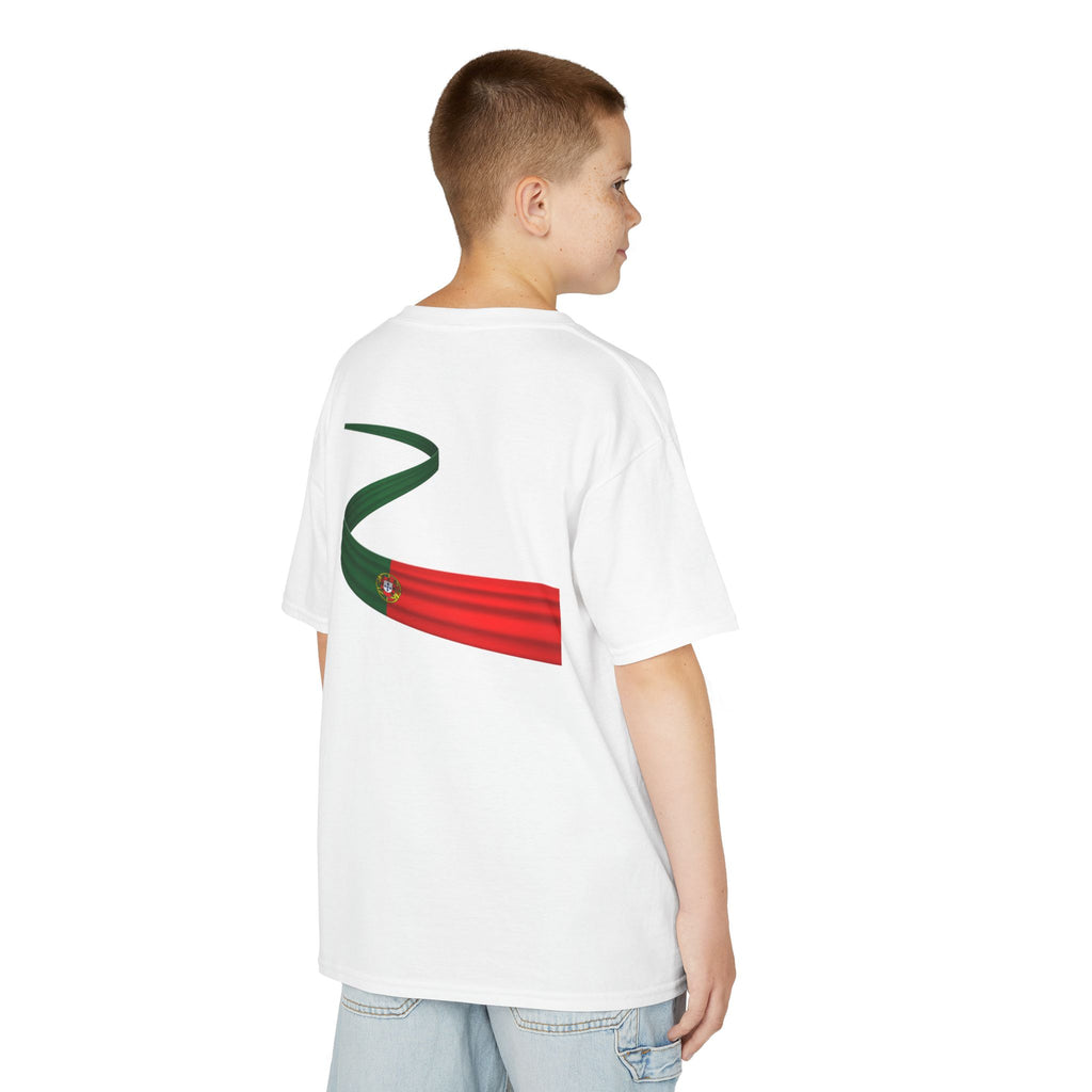 Portugal 2026 Kids T‑Shirt — Cup Supporter Flag Design